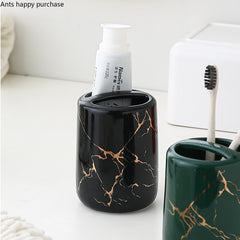 Toothpaste Toothbrush Ceramic Holder