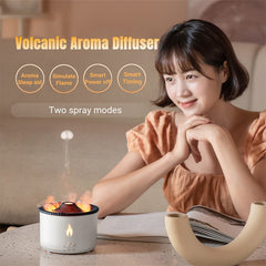 Flame Lamp Volcano Humidifier