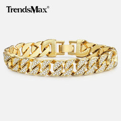 Gold Curb Cuban Bracelet